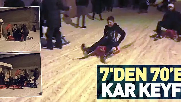 7'DEN 70'E KAR KEYFİ