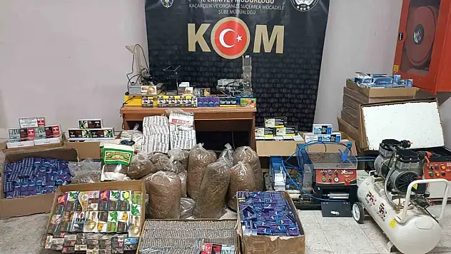 Niğde'de kaçak sigara operasyonu: 2 şüpheli yakalandı
