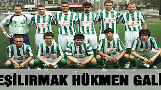 Yeşiırmakspor hükmen galip