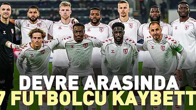 Devre arasında 7 futbolcu kaybetti