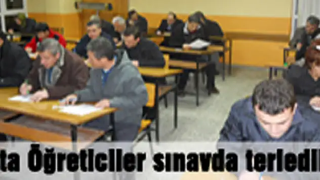 Usta Öğreticiler sınavda terlediler