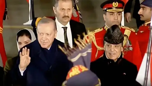 Cumhurbaşkanı Erdoğan Pakistan'da