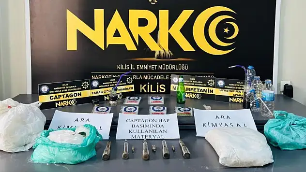 Kilis'te uyuşturucu operasyonu