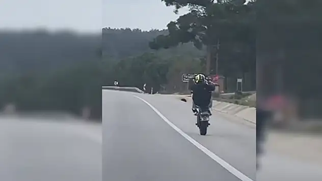 MOTOSİKLET SÜRÜCÜSÜNE 13 BİN LİRA CEZA