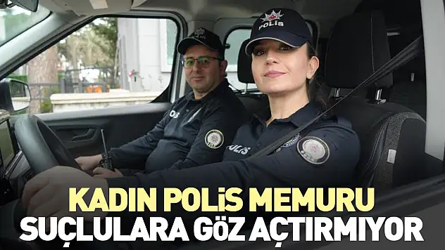 Polis memuru suçlulara göz açtırmıyor