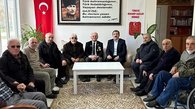 Vali Tavlı'dan Türkiye Muharip Gaziler Derneği'ne ziyaret