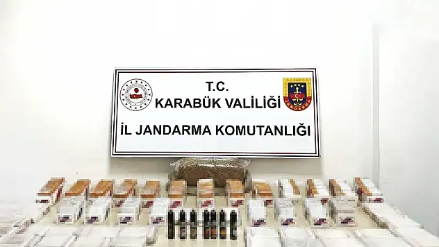Karabük'te kaçak tütün operasyonu