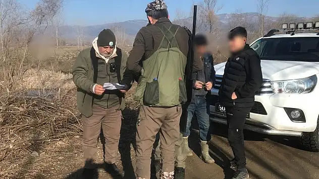 Tokat'ta belgesiz avlanan kişilere 21 bin lira ceza uygulaması yapıldı