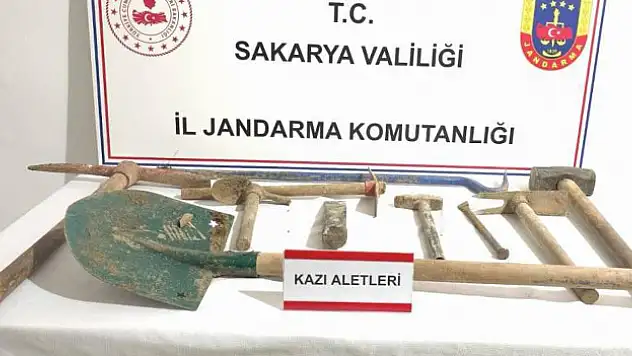Kaçak kazı yapan 6 kişi yakalandı