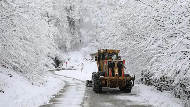 17 ilçede karla mücadele