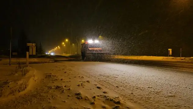 Çorum kesiminde kar etkili