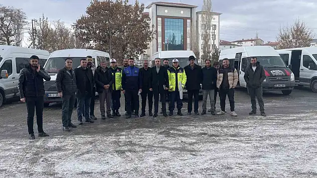 Malazgirt'te servis araçlarına sıkı denetim