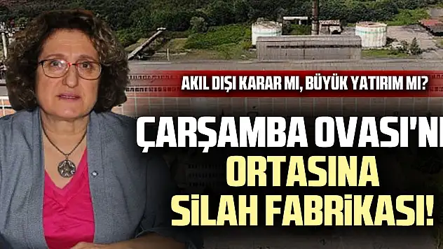 Çarşamba Ovası'nın Ortasına Silah Fabrikası! Akıl Dışı Karar mı, Büyük Yatırım mı?