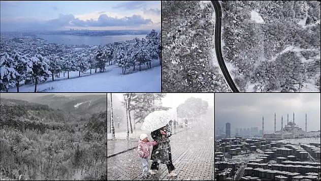 İstanbul'da kar yağışı aralıklarla sürüyor