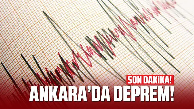 Ankara'da 3.1 büyüklüğünde deprem oldu
