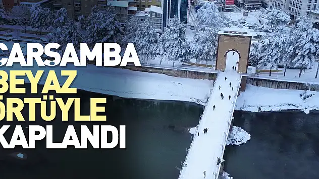 Çarşamba Beyaz Örtüyle Kaplandı