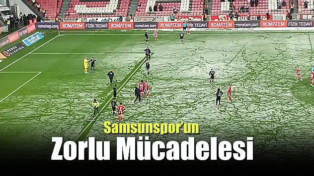 Karadeniz Derbisinde Kar ve Sis Altında Zorlu Mücadele