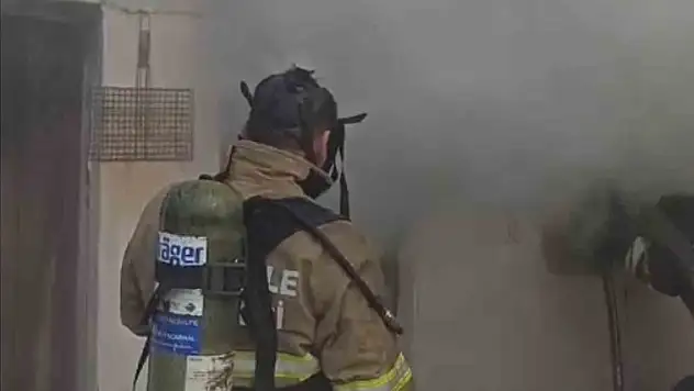 Kırıkkale'de korkutan yangını: