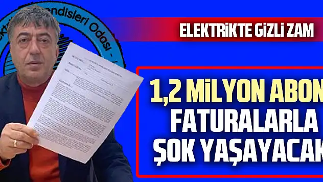 Elektrikte Gizli Zam: 1,2 Milyon Abone Faturalarla Şok Yaşayacak!