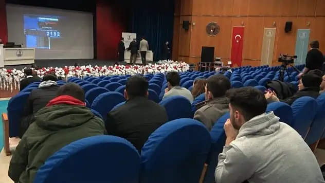 Öğrencilerin kura heyecanı