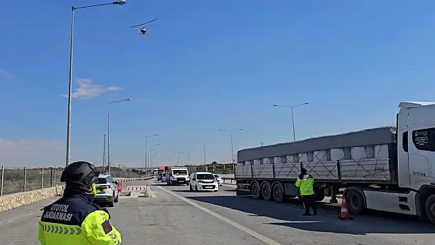 Mersin'de cayrokopterli denetim