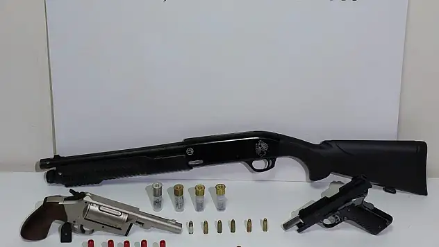 Samsun'da silah ve uyuşturucu operasyonu