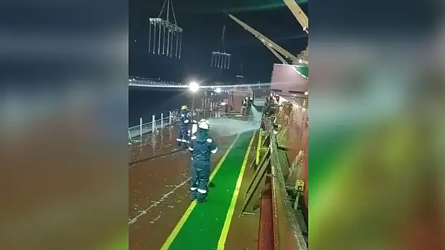 Sanko Limanı'nda çıkan yangın sonrası vatandaş tedirgin