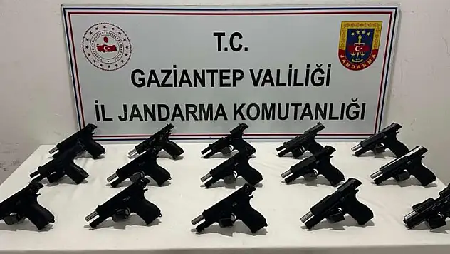 15 adet ruhsatsız tabanca ele geçirildi