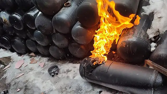 LPG tankından dökülen gaz patlamaya neden oldu