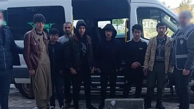 7 düzensiz göçmen yakalandı
