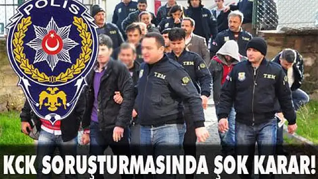 KCK soruşturmasında şok karar