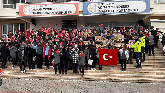 Aydınlı öğrenciler kalpleri ısıttı