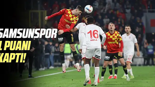Trendyol Süper Lig: Göztepe: 2 - Samsunspor: 2 (Maç sonucu)