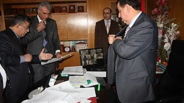 Havza Belediyesi'nde hastane toplantısı