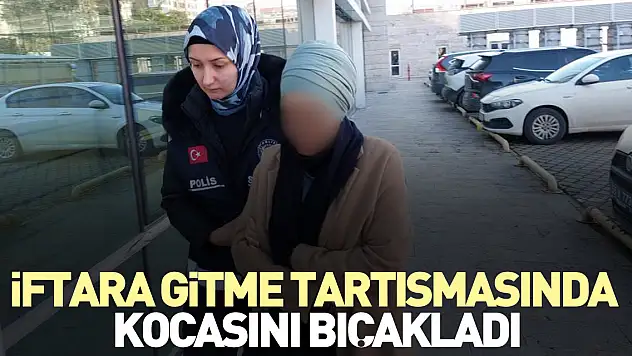 İFTAR ÖNCESİ KOCASINI BIÇAKLADI