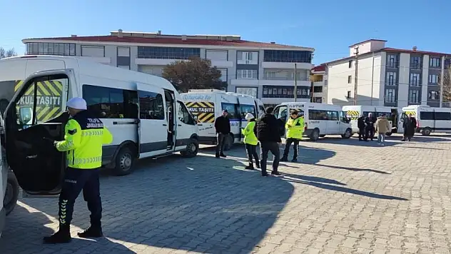 Öğrenci servis araçları denetimi