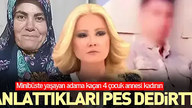 4 çocuk annesi kadın minibüste yaşayan adama kaçtı