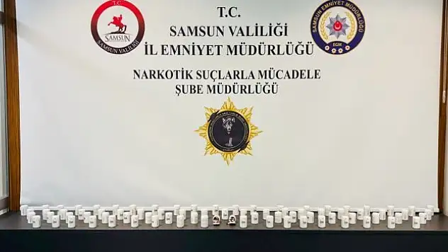 8 bin 563 adet sentetik ecza ele geçirildi