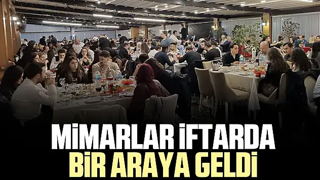 MiMARLAR iFTARDA BiR ARAYA GELDi