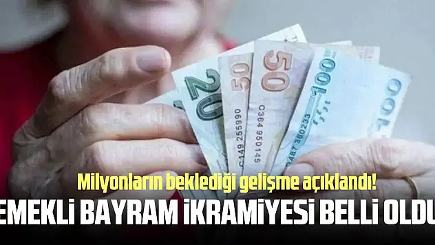 Emekli Bayram ikramiyesi belli oldu! Son dakika...
