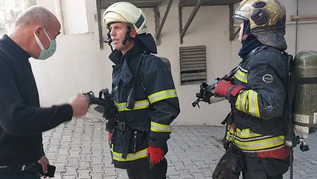 Yangın paniğe neden oldu