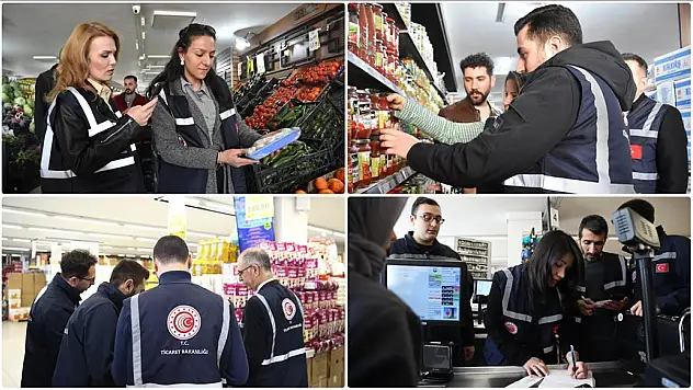Ramazan Bayramı öncesi marketler denetlendi