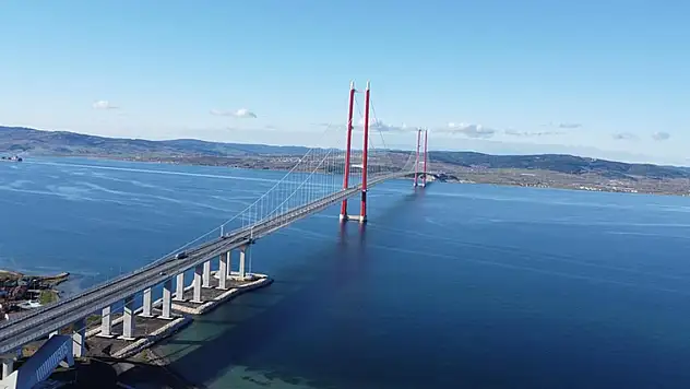 1915 Çanakkale Köprüsü 3 yılda yaklaşık 7 milyon araca hizmet verdi