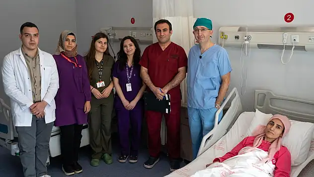 Rahminden 7 kiloluk tümör çıktı