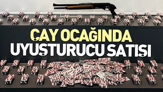 Çay ocağında uyuşturucu satışı