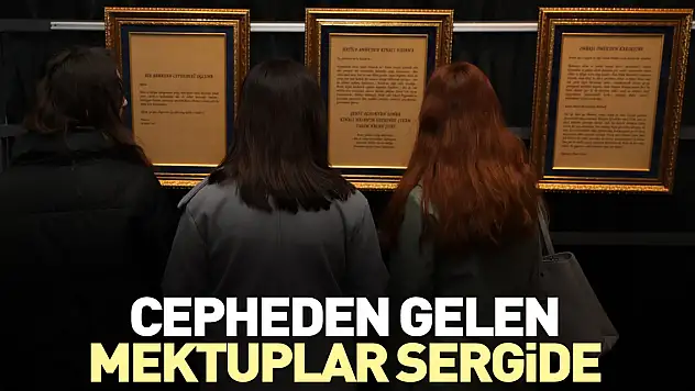 Cepheden gelen mektuplar sergide