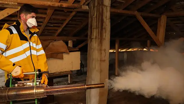 8 ilçede 154 mahalle ilaçlandı