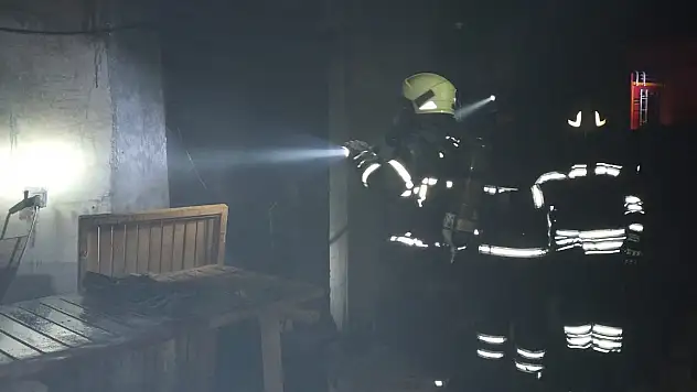 Mobilya atölyesinde yangın