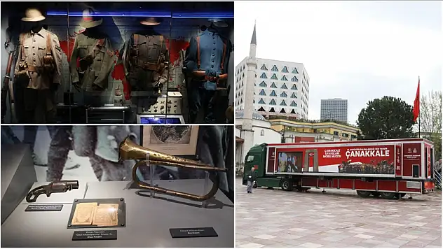 Çanakkale Savaşları Mobil Müzesi ziyarete açıldı