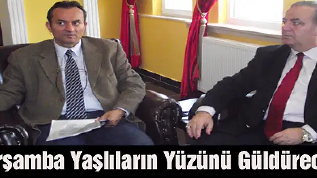 Çarşamba Yaşlıların Yüzünü Güldürecek